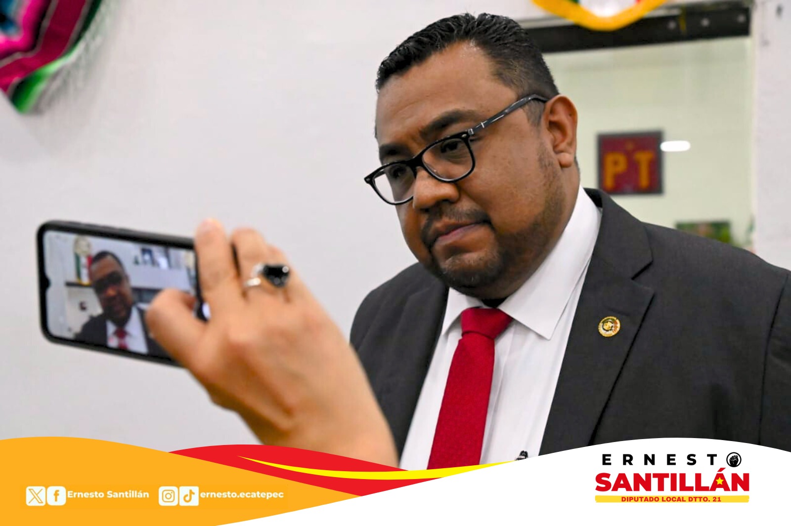 Ernesto Santillán respalda la Reforma Judicial en el Congreso del Estado de México