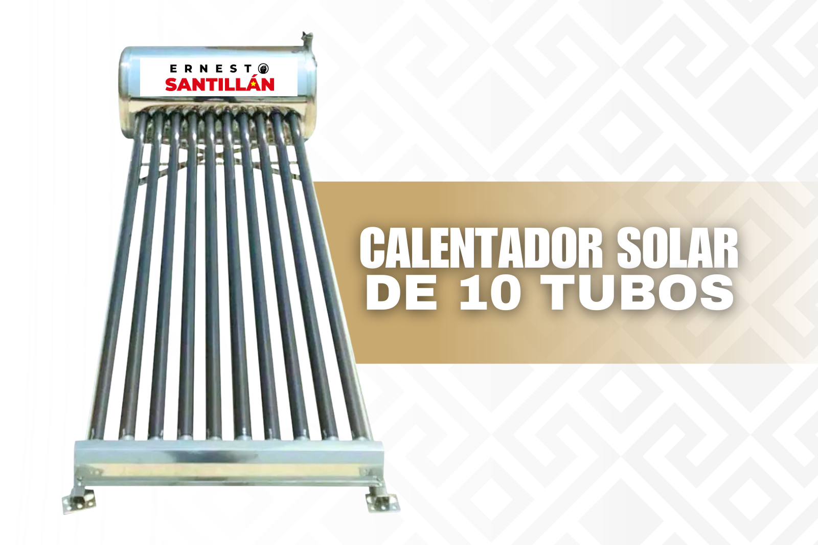 Calentador solar 10 tubos