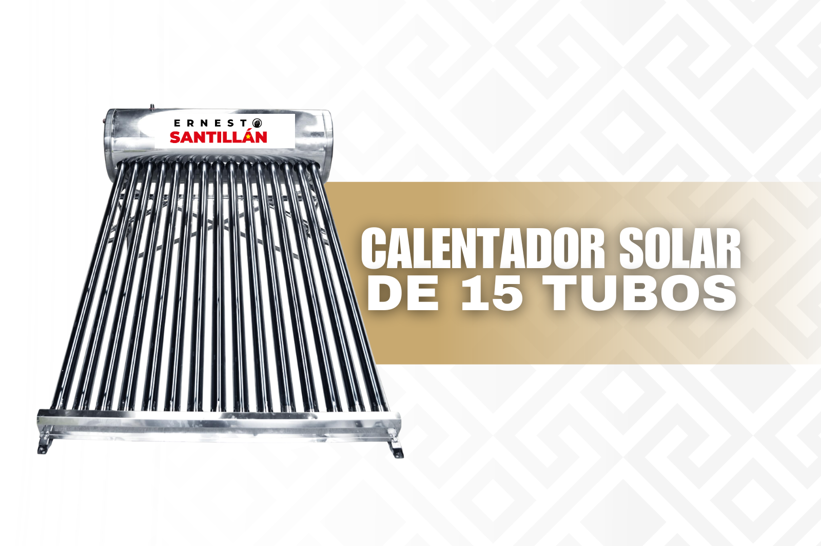 Calentador solar 15 tubos